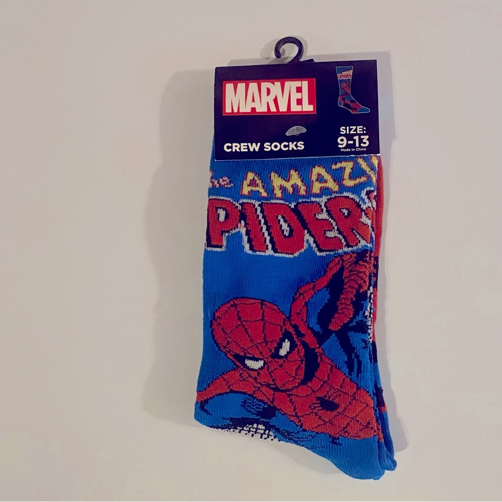 Fun Novelty Socks Featuring Spider-Man